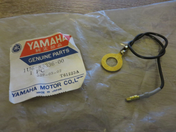 Yamaha Massekabel für Blinker XT500 1U6 lead wire front flsher 1U6-83336-00 Original NEU 1U6-83336-00 Original Ersatzteil – M